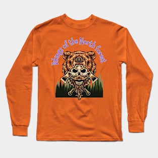 Vikings of the North forest Long Sleeve T-Shirt